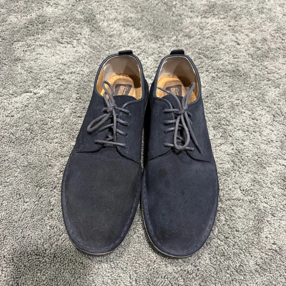 Clark’s Men's Navy Suede Shoes